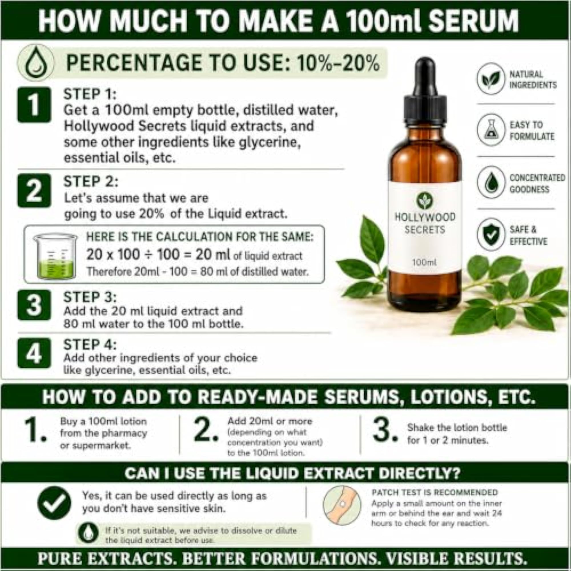 Pure Almond Liquid Extract, 50ml, Natural Health Supplement
