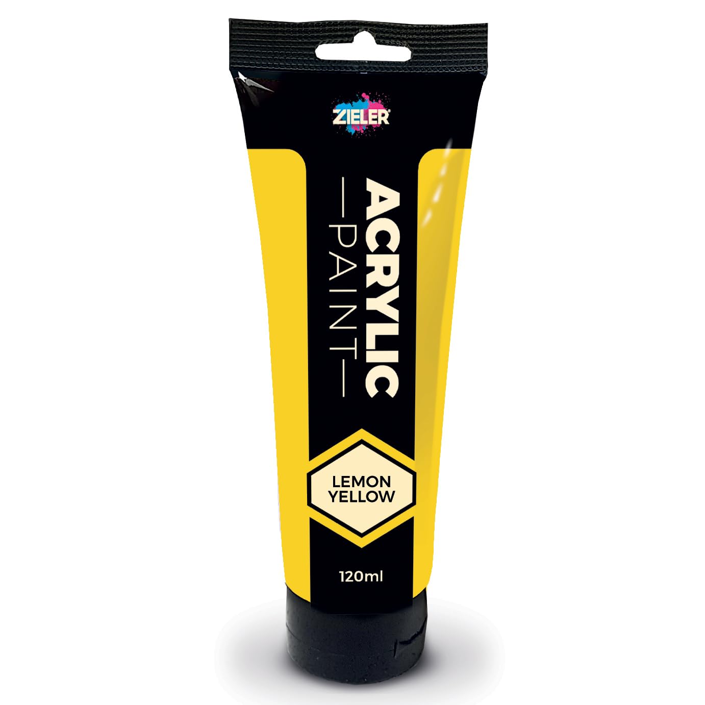 Zieler 120ml Acrylic Paints (Lemon Yellow)