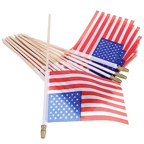 Drapeaux Américains en Polyester Résistant Lot de 200 Mini Drapeaux - 8