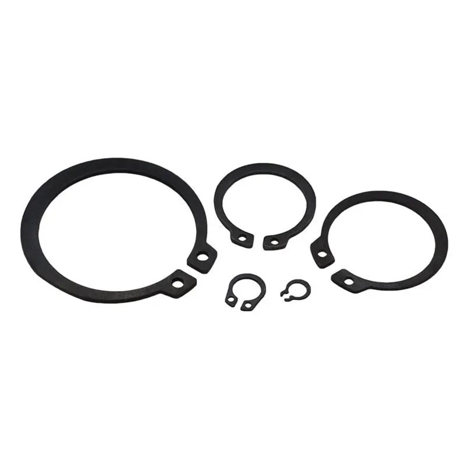 anillo de retención 25/5000 Uds M3 - M100 Circlips for eje tipo A acero inoxidable/65 anillo de retención manganeso Circlip rodamiento Para mantenimiento(65 manganese steel,M58-100Pcs)