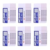 Petunny 30 Pack White Rectangular Erasers Pencil Erasers Bulk 4B Rubber Erasers for School Office,Art Erasers for Drawing