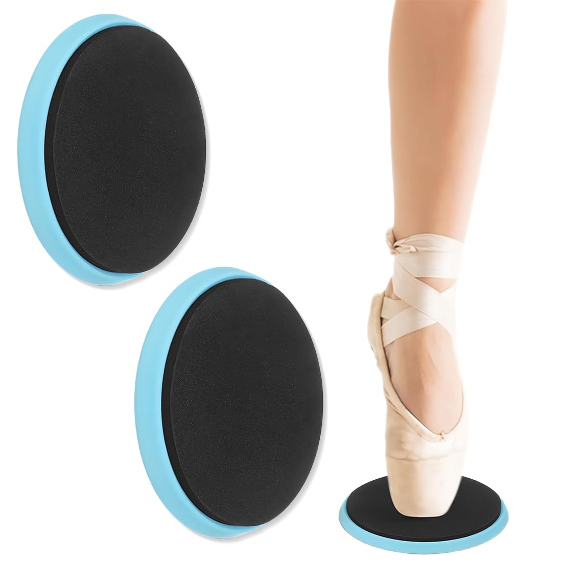 Core Sliders, 2 Pezzi Dischi Scorrevoli per Fitness,Slider Fitness Dischi, Dischi a Doppia Faccia Scorrevoli per Casa, Yoga Fitness Pilates Esercizi per il Corpo