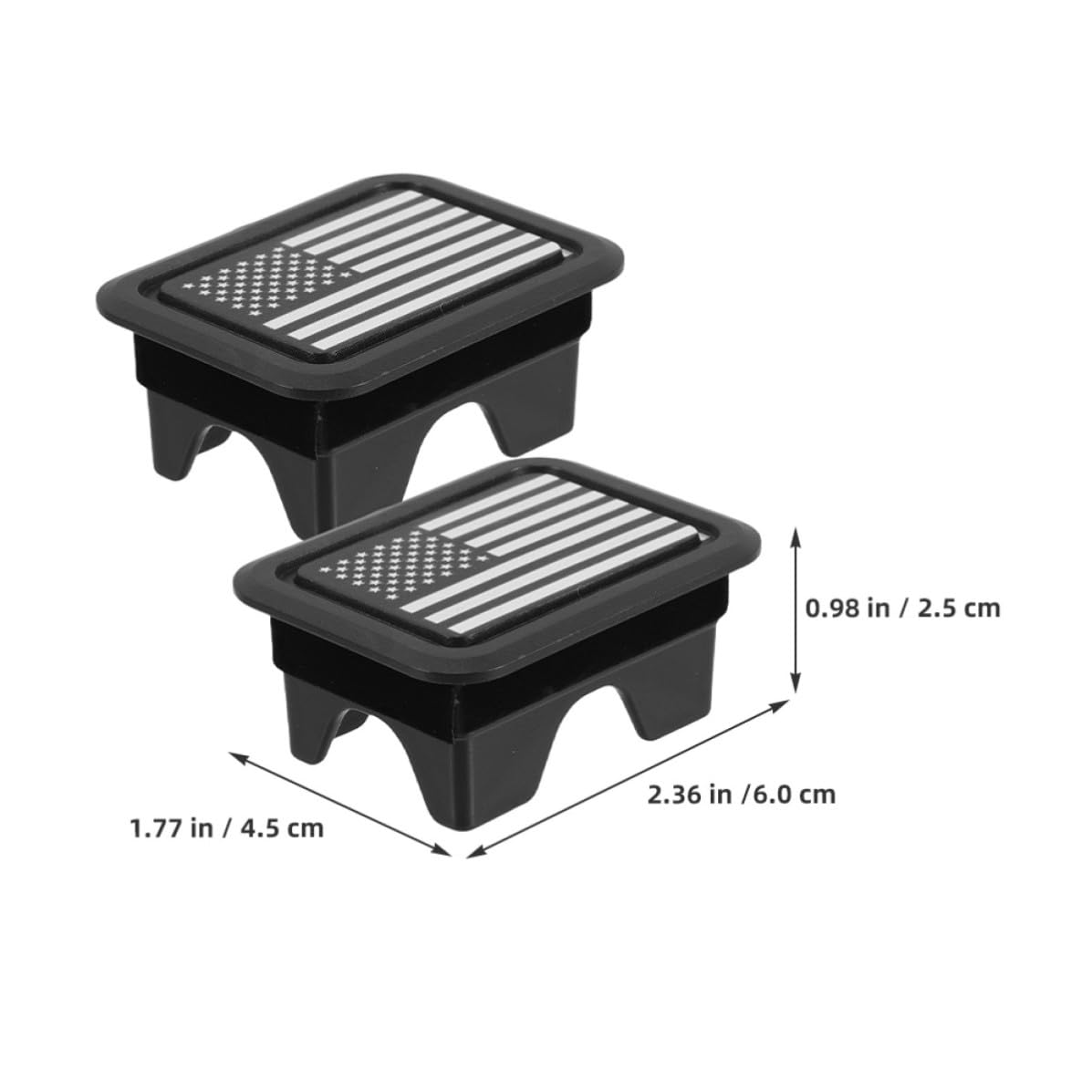 Hemobllo Cache-Trous pour Rails de Lit en Abs 4 Pièces pour Ram 1500/2500 2019-2021, Protection Débris, Bouchons de Coffre Noir et Blanc, Accessoires pour Camion Utilitaire
