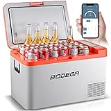 ❄【Tranquilo】BODEGA nevera es de 42 DB, y el tiempo de ejecución le proporciona un ambiente tranquilo y cómodo. Debido a que toda la línea exterior es Lisa y está equipada con una base antideslizante multifuncional, el desplazamiento lateral se reduce en gran medida. Nuestro nevera portátil de coche le permite disfrutar de bebidas frías de forma estable y tranquila durante el viaj.