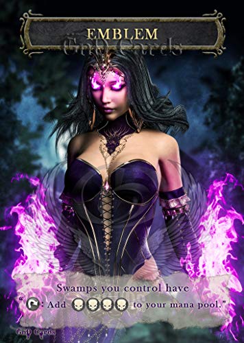 GnD Cards 1x Liliana of The Dark Realms #1 Emblem Custom Altered