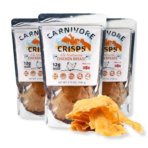 Carnivore Crisps, Chicken Breast, Meat Crisps, Zero Sugar, Just Meat