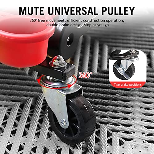 Dwsfada Rolling Mechanics Stool With Wheels, Creeper Seat With Pull Out Storage Drawer For Car Detailing,300Lbs Capacity Heavy Duty Mechanic Chair With Lockable Rollers For Home Garage Auto Repair #TOP4