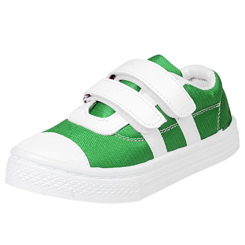 Liberty Boys and Girls House Colour Tennis Shoes with Hook & Loop [Red Yellow Blue Green]