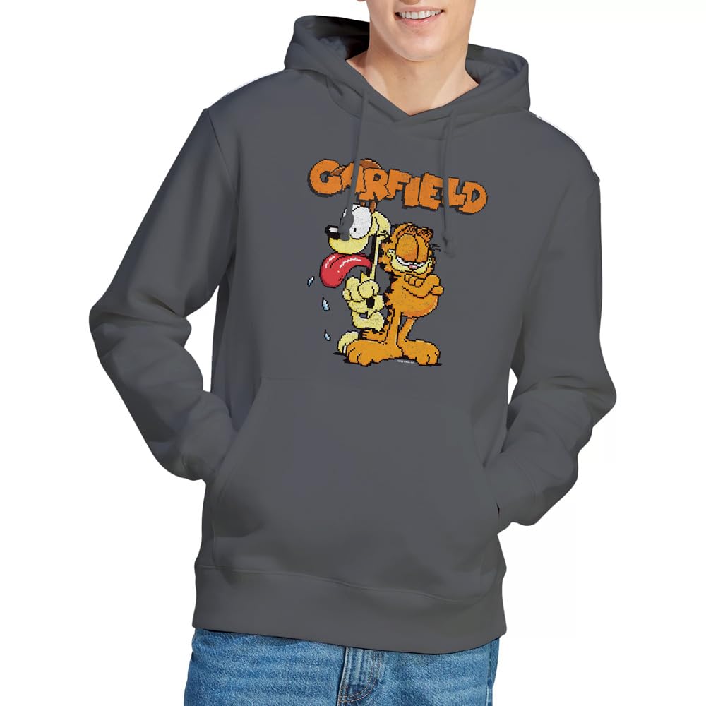 Garfield The Game Hoodie, Charcoal, Large