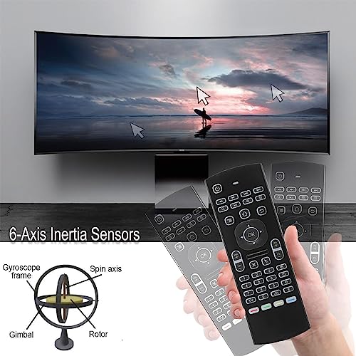 Mando para Android Smart TV Box MX3 con mini teclado inalámbrico 2.4G 3