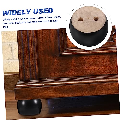 Patas de madera 15cm elevadoras con fuerte capacidad de carga para proteger sofás 5