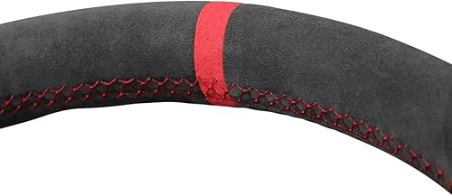 Miniatura 2 de MEWANT Funda para volante de automóvil, transpirable, color gris oscuro, para Toyota GR Supra 2020-2022, accesorios para volante