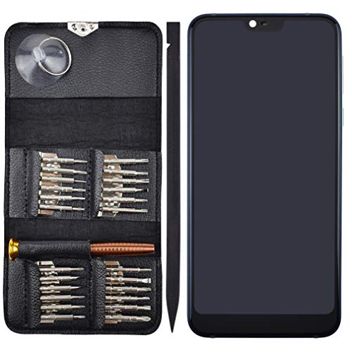 Image of TA-1100 LCD Screen Touch Digitizer Glass with Screen Frame Replacement for Nokia 7.1 TA-1097 TA-1085 TA-1095 TA-1096 Gloss Midnight Blue