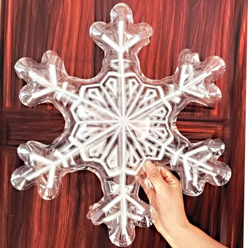 Ballons flocon de neige transparents pour embellir vos fêtes de Noël sans effort