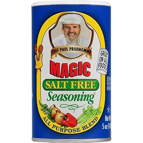 Chef Paul Prudhomme's Magic Seasoning Blends ~ Magic Salt Free Seasoning, 5-Ounce Canister Cover