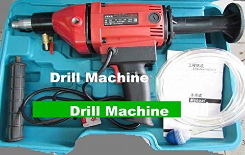 GOWE 4.4'' 110mm Hand Held Core Drill Machine| concrete wall engineering wet core drill | with protect switch