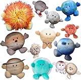 Celestial Buddies Plush Solar System Set 12 Piece Buddy Science Astronomy Space Educational Stuffed Planet Toys