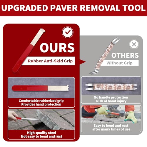 2Pcs Non-Slip Paver Puller Tool
