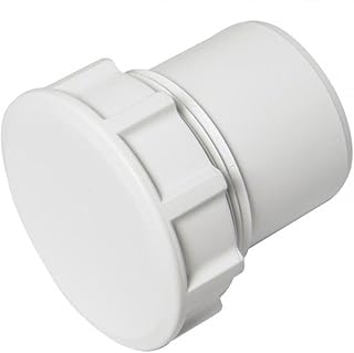 FLOPLAST Solvent White 32mm (36mm) Waste Access Plug - Bag of 2