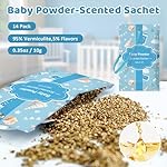 SCENTORINI Scented Sachets for Drawers and Closets, Baby Powder Scent 14 Pack, Long-Lasting Sachets Bags Wardrobe Freshener, for Drawers, Closets, Cars - Image 3