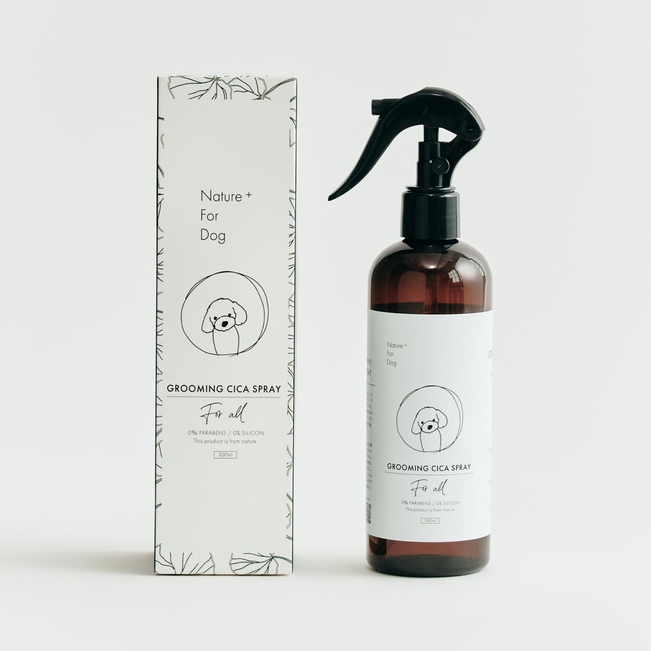 Amazon | Nature+ For Dog 【CICA&シルクエキス配合×舐めても安全