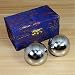 nakw88 2pcs Baoding Bolas Dedo Ejercicio Antiestrés Plata Cuidado Salud Fuerza, Chino...