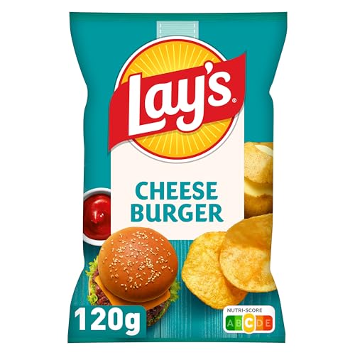 LAY'S Chips Saveur Cheeseburger 120g