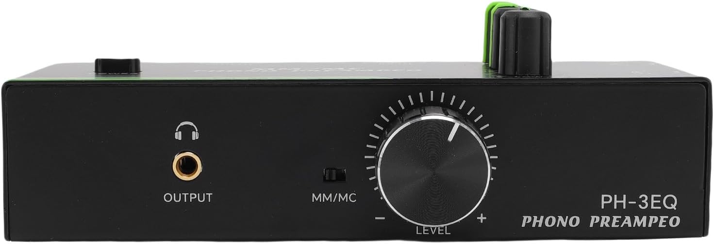 MM MC Phono Prehamp Profession Profession Equalization Band for Audiophile Steel housing: Admit XLR Input Data Up to 5 Pins for The National (US Plug)