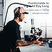 Hollyland Solidcom C1 Full-Duplex 4 Users Wireless Headset Intercom System 1100ft Single Ear Headset Headphone Microphone with 8 Batteries & Replaceable Earpads