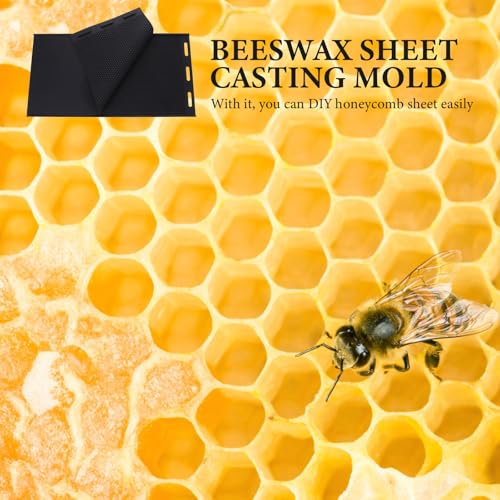 Moule en silicone pour cire d'abeille pour fabriquer soi-même ses cadres