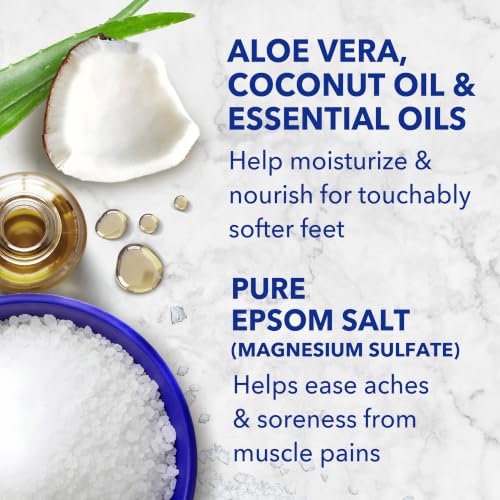 Dr Teal's Softening Foot Scrub with Pure Epsom Salt, Aloe & Coconut Oil, 6 oz - image 6