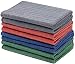 Produktbild ZOLLNER 8er Set Geschirrtücher Mikrofaser, ca. 40x40 cm, grau, blau, grün, rot