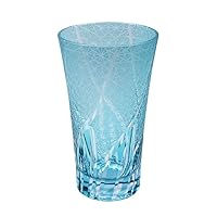 Amazon.co.jp: 切子グラス 切子 キリコ ビアグラス ロング 雅 (レッド