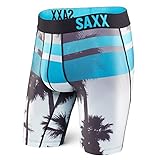 Saxx Underwear Co. Fuse Long Leg Boxers Hot Vegas Mens M