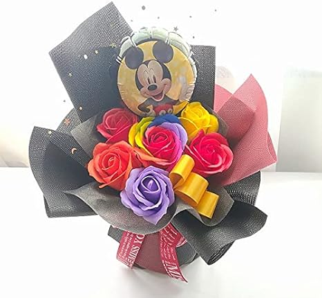 Amazon ソープフラワー ディズニー ミッキー ミニー スタンディングブーケ 花束 誕生日 発表会 レインボーローズ ソープフラワー ギフト ミッキー フラワーアレンジメント オンライン通販 Amazon ソープフラワー ディズニー ミッキー ミニー スタンディングブーケ 花束 誕生日 発表会 レインボーローズ ソープフラワー ギフト ミッキー フラワーアレンジメント オンライン通販