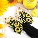 ONENINEDREAM 2 Pcs 6’’ Yellow Bows for Baby Girls Sunflower Girl Headbands Summer Outfits Hair Accessories for Newborn Infant Toddler Clothes