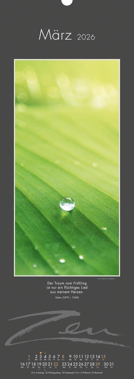 Zen-Kalender 2026
