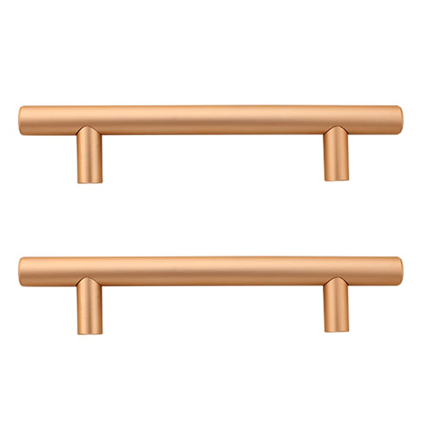 Niusabou One Color Single Hole Handle, Cupboard T Bar Handles 2 Pack Aluminum Multiple Sizes(Hole Distance 192Mm)