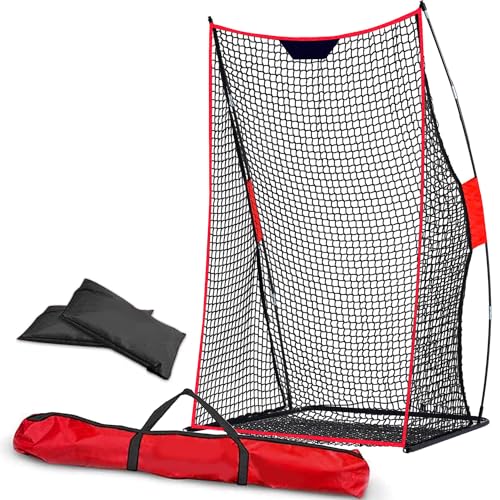 KAIDIDA Football Throwing Quarterback Net: 7x4FT Foldable Target Toss Training Game for Backyard...