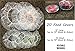 ALAZCO Pack of 20 Reusable Elastic Bowl Covers Clear Plastic 10 Large (up to 13