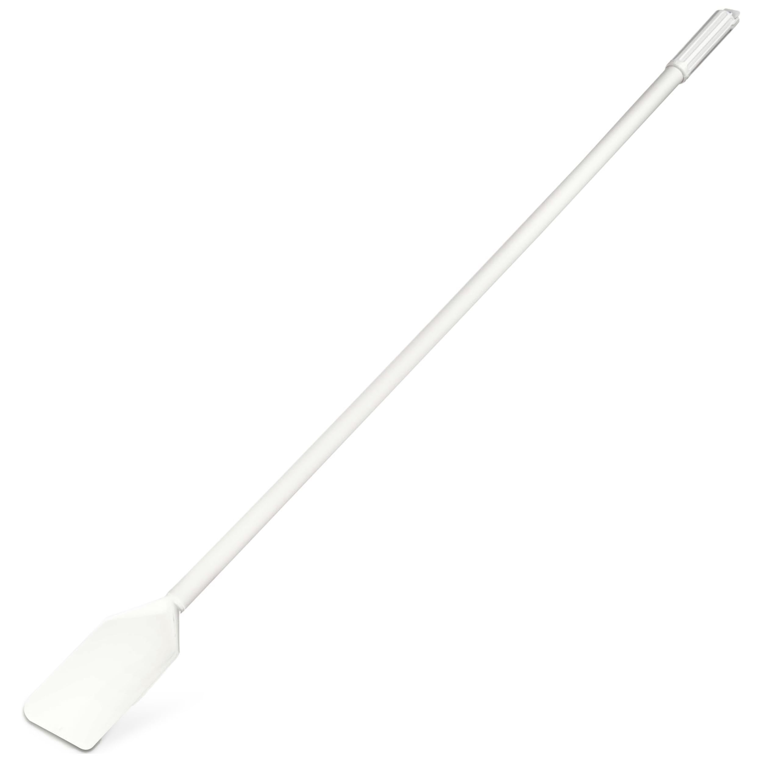 SPARTA Nylon Paddle Mixing Scraper, Food Safe, Waterproof with Long Handle for Large Batch Cooking and Cleaning, 48 Inches, White
