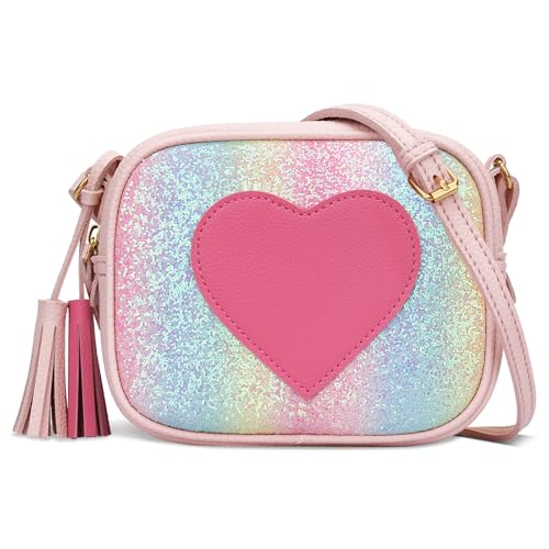 Image of KKXIU Birthday Gifts for Girls Initial Toddler Purse Cute Kids Crossbody Bag