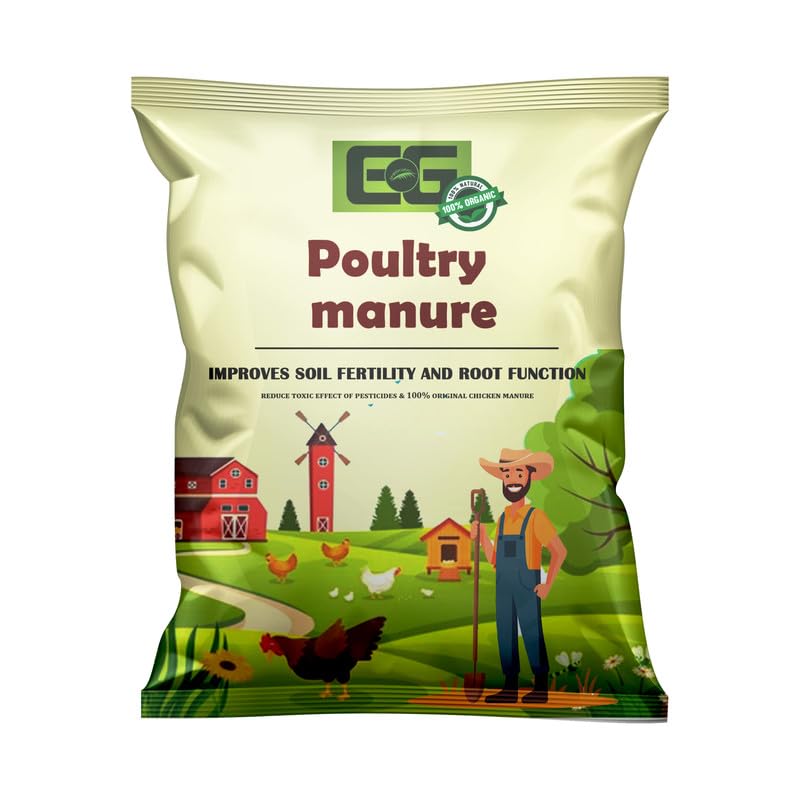 Elamgreen Poultry Manure Fertilizer for Plants – Organic Poultry Compost for Vegetables, Flowers & Garden Plants – Natural Fertilizer for Home Gardening 1kg-image-45
