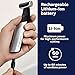 Philips Norelco Bodygroom Series 3500 Showerproof Body Trimmer for Men with Back Attachment, BG5025/49