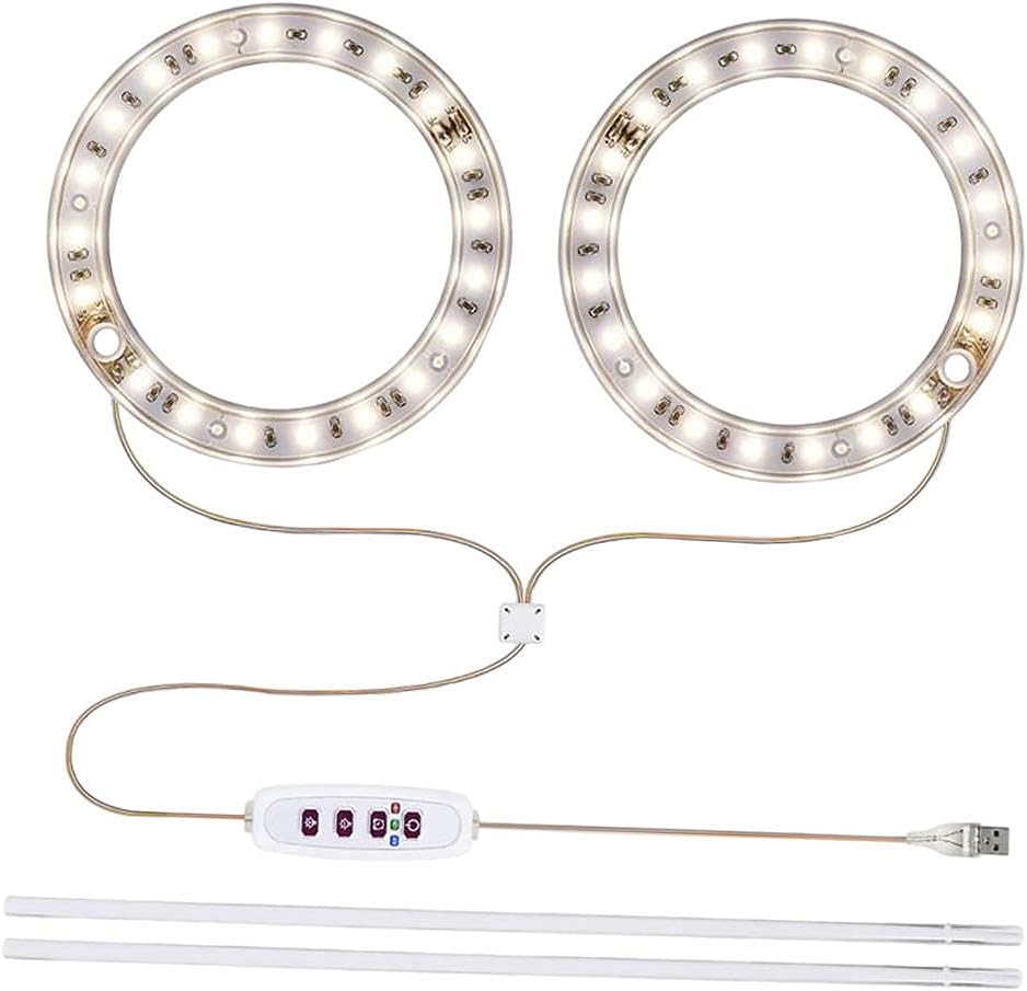 Nc Ledグローライトフルスペクトルusbエンジェルリングプラントライトガーデンプラントライトフルスペクトル