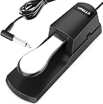 Piano Sustained Pedal - Universal Keyboard Sustained Pedal for Yamaha, Roland, Casio, Korg MIDI Digital Pianos, Electronic Keyboard, Electric Synthesizer Organ, 1/4 Jack