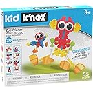 Kid K'NEX 85700 30 Model Zoo Friends Building Set, Kids Craft Set with 55 Pieces, Educational Toys for Kids, Fun and Colourful Building Toys for Boys and Girls, Construction Toys for 3 Year Olds +