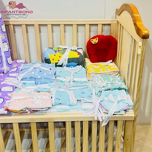 Image of Infantbond Baby Clothing Combo | 66 in 1 New Born Baby Complete Combo (0-6 Months)