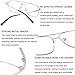 Dollger Fake Glasses Clear Lens Non-prescription Metal Frame Classic Square fashion Aviator Eyeglasses Men Women