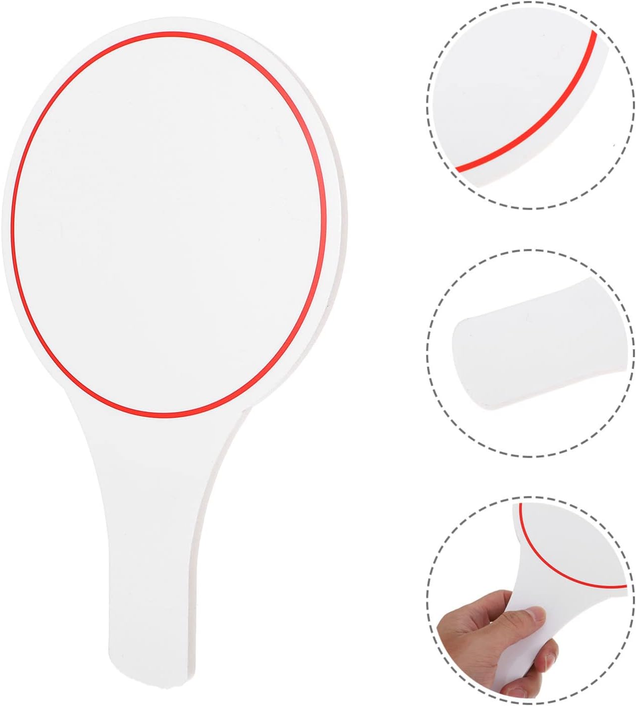 30pcs Blank Erasable Writing Scoreboard for Judges Single-sided Dry Erase for Voting and Scoring for Auctions and Classrooms Easy to Clean and Reusable